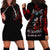 Blood Skull Hoodie Dress I Never Alone My Demon With Me 24/7 - Wonder Print Shop