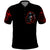 Blood Skull Polo Shirt I Never Alone My Demon With Me 24/7 - Wonder Print Shop