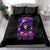 Purple Skull Bedding Set I Talk I Smile But Be Carefull When I SIlent - Wonder Print Shop