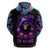 Purple Skull Hoodie I Talk I Smile But Be Carefull When I SIlent - Wonder Print Shop