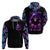 Purple Skull Hoodie I Talk I Smile But Be Carefull When I SIlent - Wonder Print Shop