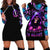 Purple Skull Hoodie Dress I Talk I Smile But Be Carefull When I SIlent - Wonder Print Shop