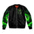 Thunder Skull Bomber Jacket If Karma Don't Hit You Trust Me I Will - Wonder Print Shop