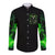 Thunder Skull Long Sleeve Button Shirt If Karma Don't Hit You Trust Me I Will - Wonder Print Shop