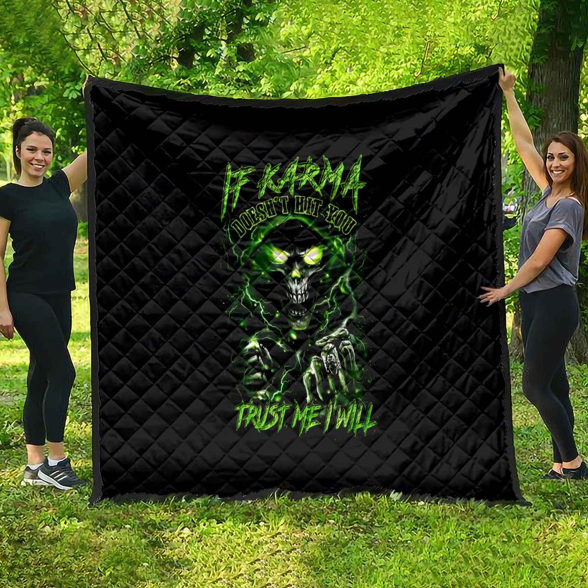 thunder-skull-quilt-if-karma-dont-hit-you-trust-me-i-will