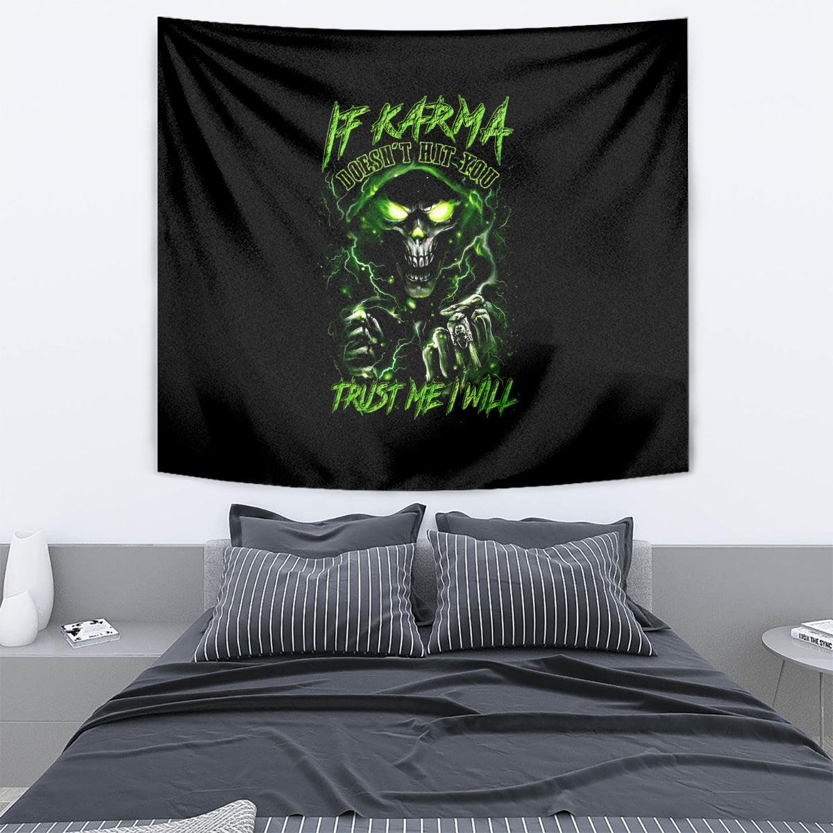 thunder-skull-tapestry-if-karma-dont-hit-you-trust-me-i-will