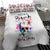 Watercolor Skull Bedding Set Yes I'm Bitch But Not Your - Wonder Print Shop