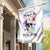 Watercolor Skull Garden Flag Yes I'm Bitch But Not Your - Wonder Print Shop