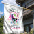 Watercolor Skull Garden Flag Yes I'm Bitch But Not Your - Wonder Print Shop