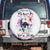 Watercolor Skull Spare Tire Cover Yes I'm Bitch But Not Your - Wonder Print Shop