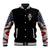 American Skull Baseball Jacket In Gun We Trust - Wonder Print Shop