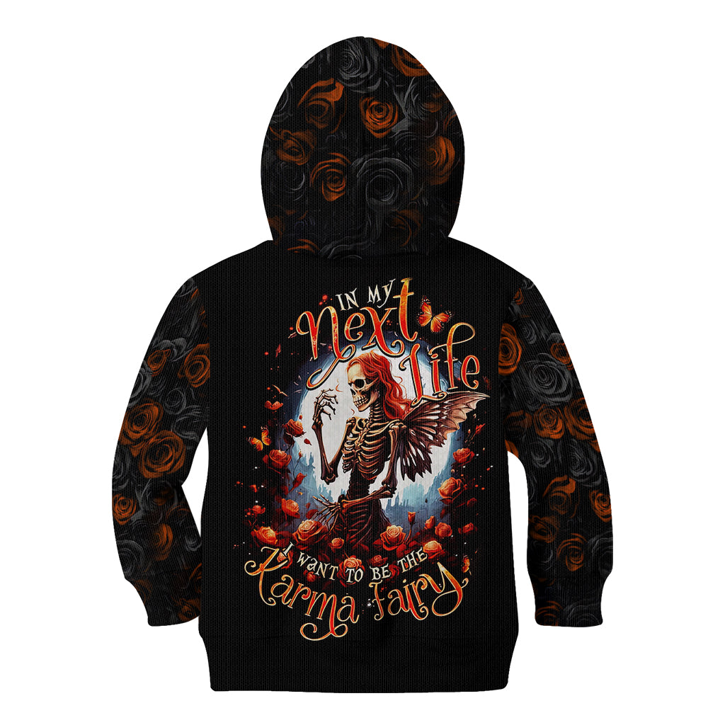 Fairy Skull Kid Hoodie In Next Life I Want To Be The Karma Fairy - Wonder Print Shop