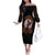 Fairy Skull Off The Shoulder Long Sleeve Dress In Next Life I Want To Be The Karma Fairy - Wonder Print Shop