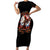 Fairy Skull Short Sleeve Bodycon Dress In Next Life I Want To Be The Karma Fairy - Wonder Print Shop