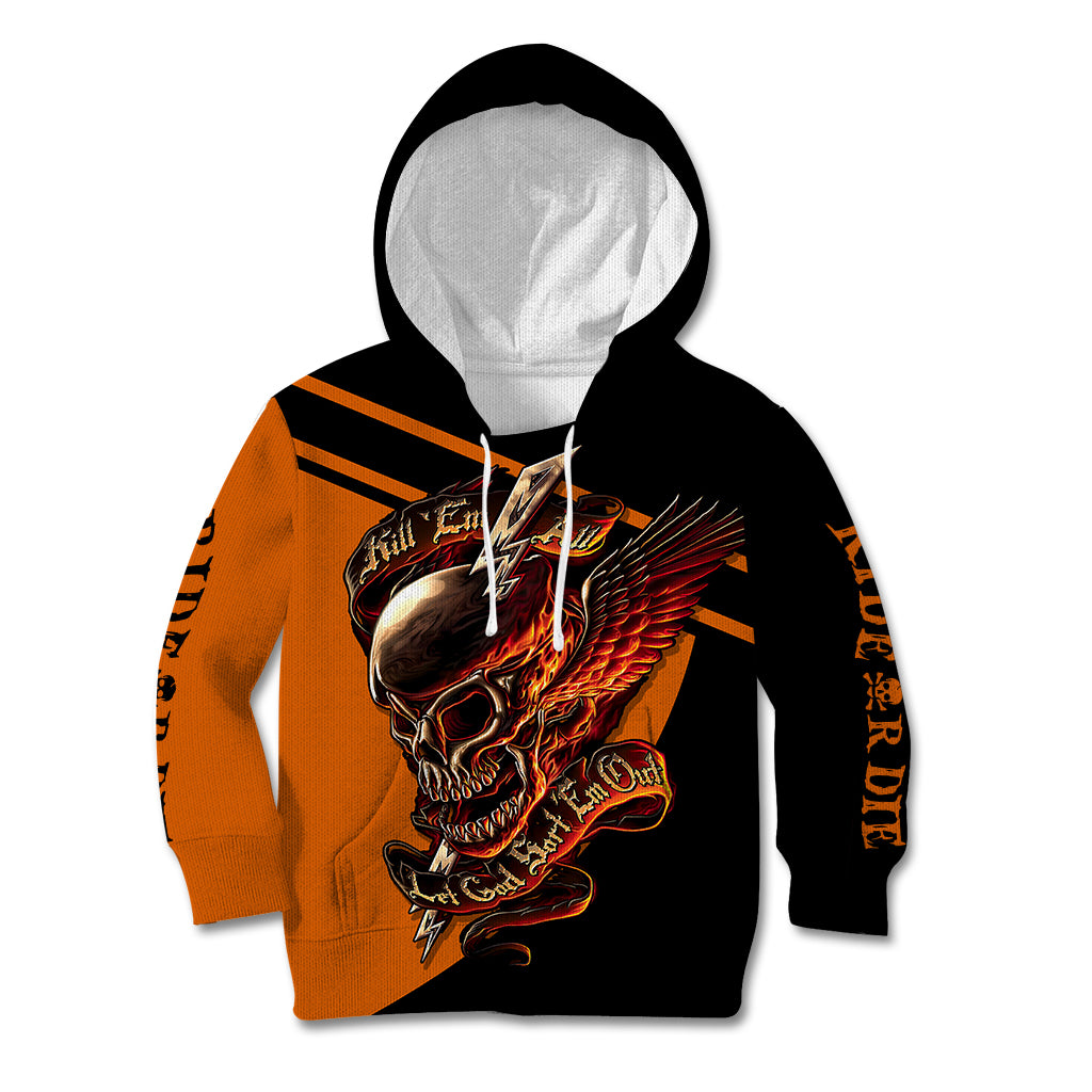 Wings Skull Kid Hoodie Kill Them All - Wonder Print Shop