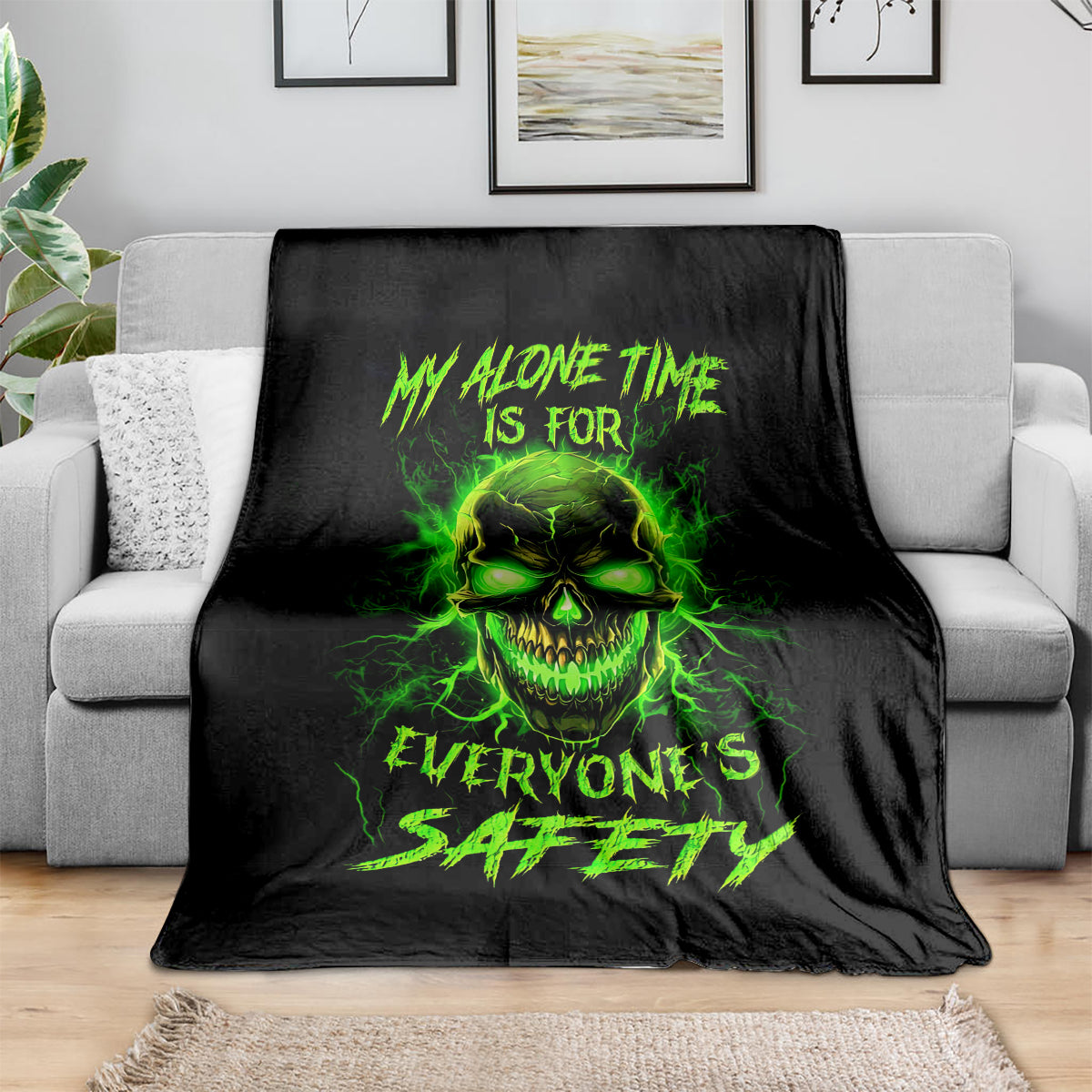 flame-skull-blanket-my-alone-time-is-for-everyone-safe