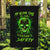 Flame Skull Garden Flag My Alone TIme Is For Everyone Safe - Wonder Print Shop