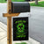 Flame Skull Garden Flag My Alone TIme Is For Everyone Safe - Wonder Print Shop