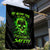 Flame Skull Garden Flag My Alone TIme Is For Everyone Safe - Wonder Print Shop