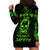 Flame Skull Hoodie Dress My Alone TIme Is For Everyone Safe - Wonder Print Shop