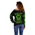 Flame Skull Off Shoulder Sweater My Alone TIme Is For Everyone Safe - Wonder Print Shop