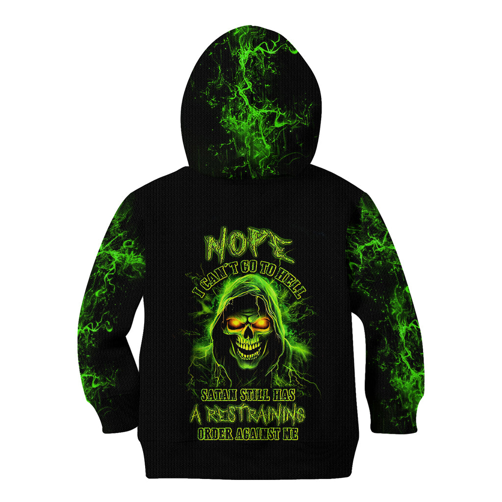 Thunder Skull Kid Hoodie Satan Still Has A Restrainning Order Against Me - Wonder Print Shop