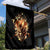 Fire Skull Garden Flag Flame SKull Ride Or Die - Wonder Print Shop