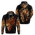 Fire Skull Hoodie Flame SKull Ride Or Die - Wonder Print Shop