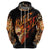 Fire Skull Hoodie Flame SKull Ride Or Die - Wonder Print Shop