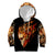 Fire Skull Kid Hoodie Flame SKull Ride Or Die - Wonder Print Shop