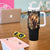 Fire Skull Tumbler With Handle Flame SKull Ride Or Die - Wonder Print Shop