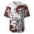 Rose Skull Baseball Jersey Rose Skull Day Of The Dead - Wonder Print Shop