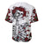 Rose Skull Baseball Jersey Rose Skull Day Of The Dead - Wonder Print Shop