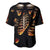 Flame Skull Baseball Jersey Flame Skeleton Inside My Body - Wonder Print Shop