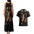 Flame Skull Couples Matching Tank Maxi Dress and Hawaiian Shirt Flame Skeleton Inside My Body - Wonder Print Shop