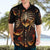 Flame Skull Hawaiian Shirt Flame Skeleton Inside My Body - Wonder Print Shop