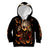 Flame Skull Kid Hoodie Flame Skeleton Inside My Body - Wonder Print Shop