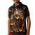 Flame Skull Kid Polo Shirt Flame Skeleton Inside My Body - Wonder Print Shop