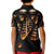 Flame Skull Kid Polo Shirt Flame Skeleton Inside My Body - Wonder Print Shop