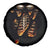 Flame Skull Spare Tire Cover Flame Skeleton Inside My Body - Wonder Print Shop