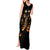 Flame Skull Tank Maxi Dress Flame Skeleton Inside My Body - Wonder Print Shop