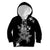 Rose Skull Kid Hoodie White Rose Skull Day Of The Dead - Wonder Print Shop