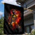 Fire Skull Garden Flag Dead Fire Skeleton Scream - Wonder Print Shop