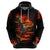 Fire Skull Hoodie Dead Fire Skeleton Scream - Wonder Print Shop