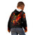 Fire Skull Kid Hoodie Dead Fire Skeleton Scream - Wonder Print Shop