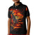 Fire Skull Kid Polo Shirt Dead Fire Skeleton Scream - Wonder Print Shop