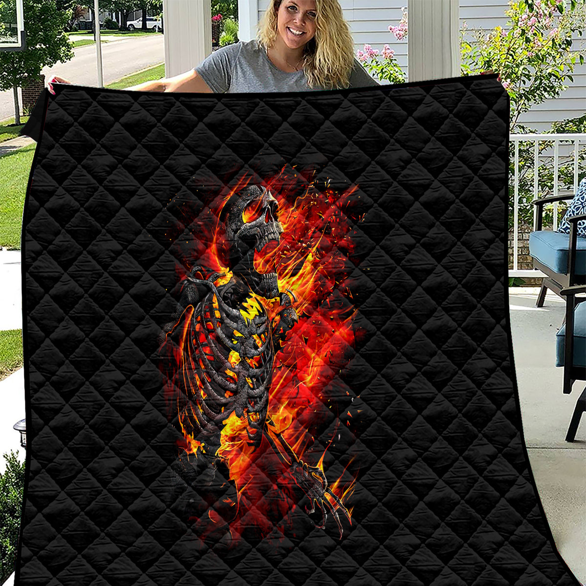 fire-skull-quilt-dead-fire-skeleton-scream