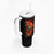 Fire Skull Tumbler With Handle Dead Fire Skeleton Scream