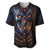 Devil Skull Baseball Jersey Devil Face Scream - Wonder Print Shop