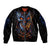 Devil Skull Bomber Jacket Devil Face Scream - Wonder Print Shop